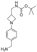 [1-(4-AMINOMETHYL-PHENYL)-AZETIDIN-3-YLMETHYL]-CARBAMIC ACID TERT-BUTYL ESTER 结构式