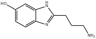 2-AMINOPROPYL-5(6)-HYDROXYL-BENZIMIDAZOLE 结构式