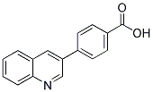 4-(3-QUINOLINYL)BENZOIC ACID 结构式