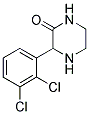 3-(2,3-DICHLORO-PHENYL)-PIPERAZIN-2-ONE 结构式