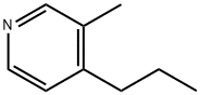 3-甲基-4-丙基吡啶 结构式