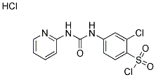 2-CHLORO-4-(3-PYRIDIN-2-YL-UREIDO)-BENZENESULFONYL CHLORIDE HYDROCHLORIDE 结构式