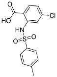 4-CHLORO-2-[[(4-METHYLPHENYL)SULFONYL]AMINO]BENZOIC ACID 结构式