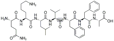 BETA-AMYLOID (15-21) 结构式
