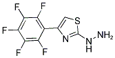 (4-PENTAFLUOROPHENYL-THIAZOL-2-YL)-HYDRAZINE 结构式