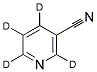 3-吡啶甲腈-2,4,5,6-D<SUB>4</SUB> 结构式