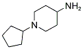 1-CYCLOPENTYL-PIPERIDIN-4-YLAMINE 结构式