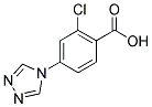 2-CHLORO-4-(4H-1,2,4-TRIAZOL-4-YL)BENZOIC ACID 结构式