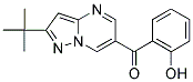 (2-TERT-BUTYLPYRAZOLO[1,5-A]PYRIMIDIN-6-YL)(2-HYDROXYPHENYL)METHANONE 结构式