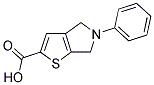 5-PHENYL-5,6-DIHYDRO-4H-THIENO[2,3-C]PYRROLE-2-CARBOXYLIC ACID 结构式