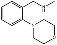 METHYL-(2-MORPHOLIN-4-YL-BENZYL)-AMINE 结构式