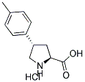 (+/-)-TRANS-4-(4-METHYLPHENYL)PYRROLIDINE-3-CARBOXYLIC ACID HYDROCHLORIDE 结构式