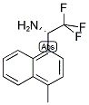 (1S)-2,2,2-Trifluoro-1-(4-methylnaphthyl)ethylamine 结构式