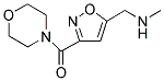 N-METHYL[3-(4-MORPHOLINYLCARBONYL)-5-ISOXAZOLYL]METHANAMINE 结构式