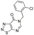 6-(2-CHLOROBENZYL)[1,2,3]THIADIAZOLO[5,4-D]PYRIMIDIN-7(6H)-ONE 结构式