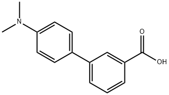 4-(DIMETHYLAMINO)BIPHENYL-3-CARBOXYLIC ACID 结构式