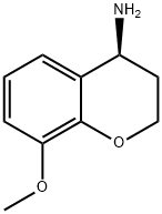 (S)-8-甲氧基苯并二氢吡喃-4-胺 结构式
