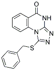 1-(BENZYLTHIO)[1,2,4]TRIAZOLO[4,3-A]QUINAZOLIN-5(4H)-ONE 结构式