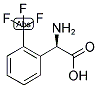 (R)-AMINO-(2-TRIFLUOROMETHYL-PHENYL)-ACETIC ACID 结构式