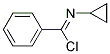 N-CYCLOPROPYLBENZENECARBOXIMIDOYL CHLORIDE 结构式