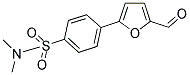 4-(5-FORMYL-2-FURYL)-N,N-DIMETHYLBENZENESULFONAMIDE 结构式