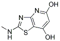 2-(METHYLAMINO)THIAZOLO[4,5-B]PYRIDINE-5,7-DIOL 结构式