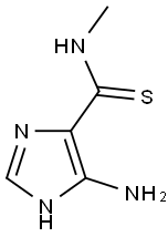 5-AMINO-N-METHYL-1H-IMIDAZOLE-4-CARBOTHIOAMIDE 结构式