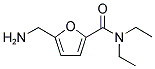 5-(AMINOMETHYL)-N,N-DIETHYL-2-FURAMIDE 结构式