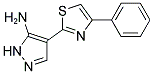 4-[4-(PHENYL)-THIAZOL-2-YL]-2H-PYRAZOL-3-YLAMINE 结构式