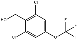 2,6-二氯-4-(三氟甲氧基)苯甲醇 结构式