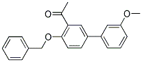 1-[4-(BENZYLOXY)-3'-METHOXY[1,1'-BIPHENYL]-3-YL] ETHANONE 结构式
