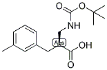 (S)-2-(TERT-BUTOXYCARBONYLAMINO-METHYL)-3-M-TOLYL-PROPIONIC ACID 结构式