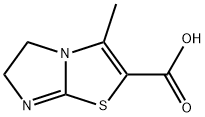 3-METHYL-5,6-DIHYDRO-IMIDAZO[2,1-B]THIAZOLE-2-CARBOXYLIC ACID 结构式