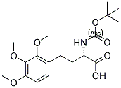 (S)-2-TERT-BUTOXYCARBONYLAMINO-4-(2,3,4-TRIMETHOXY-PHENYL)-BUTYRIC ACID 结构式