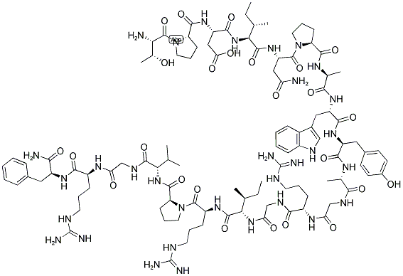 THR-PRO-ASP-ILE-ASN-PRO-ALA-TRP-TYR-ALA-GLY-ARG-GLY-ILE-ARG-PRO-VAL-GLY-ARG-PHE-NH2 结构式