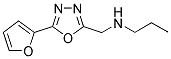 N-[[5-(2-FURYL)-1,3,4-OXADIAZOL-2-YL]METHYL]-N-PROPYLAMINE 结构式