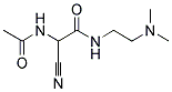 2-ACETYLAMINO-2-CYANO-N-(2-DIMETHYLAMINO-ETHYL)-ACETAMIDE 结构式