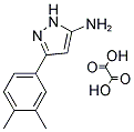 5-(3,4-DIMETHYL-PHENYL)-2H-PYRAZOL-3-YLAMINE, OXALIC ACID 结构式