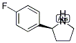(S)-2-(4-FLUOROPHENYL)PYRROLIDINE 结构式