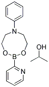 PYRIDINE-2-BORONIC ACID N-PHENYL DIETHANOLAMINE ESTER X(ISOPROPANOL) 结构式