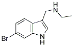 (6-BROMO-1H-INDOL-3-YLMETHYL)-ETHYL-AMINE 结构式