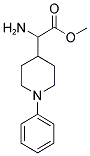 METHYL 2-AMINO-2-(1-PHENYLPIPERIDIN-4-YL)ACETATE 结构式