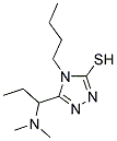 4-BUTYL-5-[1-(DIMETHYLAMINO)PROPYL]-4H-1,2,4-TRIAZOLE-3-THIOL 结构式