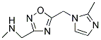 N-METHYL-1-(5-[(2-METHYL-1H-IMIDAZOL-1-YL)METHYL]-1,2,4-OXADIAZOL-3-YL)METHANAMINE 结构式