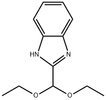 2-(二乙氧基甲基)-1H-苯并[D]咪唑 结构式