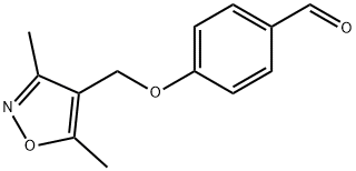 4-[(二甲基-1,2-噁唑-4-基)甲氧基]苯甲醛 结构式