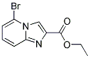 5-BROMO-IMIDAZO[1,2-A]PYRIDINE-2-CARBOXYLIC ACID ETHYL ESTER 结构式