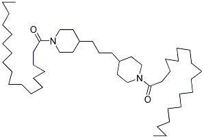 1-(4-[3-(1-OCTADECANOYL-PIPERIDIN-4-YL)-PROPYL]-PIPERIDIN-1-YL)-OCTADECAN-1-ONE 结构式