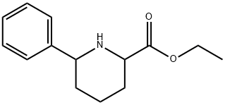 6-苯基哌啶-2-甲酸乙酯 结构式