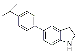5-(4-叔丁基苯基)二氢吲哚 结构式